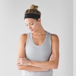Lululemon Silky Satin Black Headband